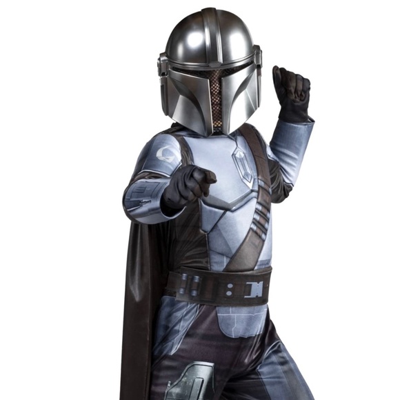 Boys Deluxe Jazwares Costumes Disney's Marvel & Star Wars Spider-Man Mandalorian - Picture 6 of 7